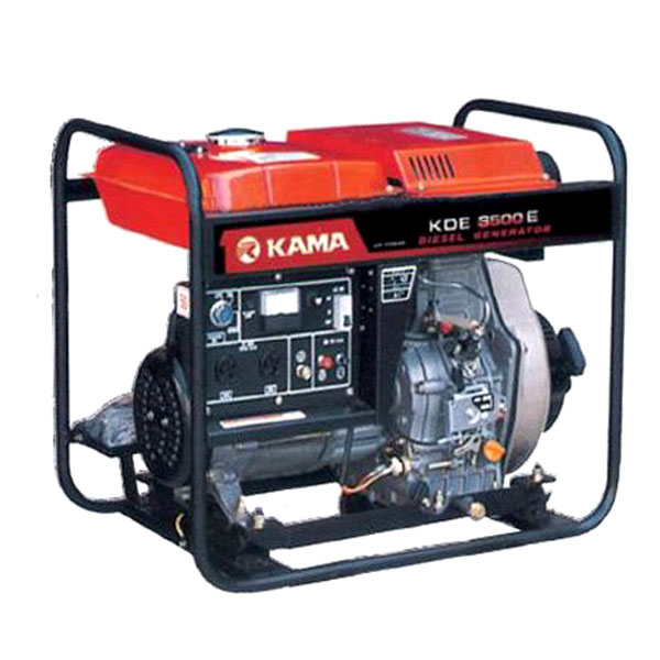 موتور برق دیزلی 2.8 کیلو وات تک فاز کاما KDE3500E