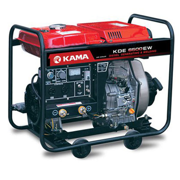 موتور برق و جوش دیزلی 5 کیلو وات تک فاز کاما KDE6500EW